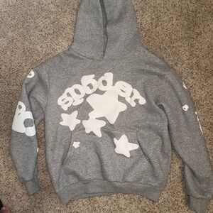 Starter Gray Hoodie with White Interior